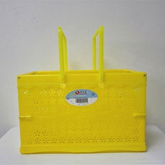 plastic folding basket size 19cn made in china