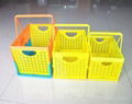 plastic folding basket size 19cn made in china 5