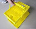 plastic storage basket size 22cm made in