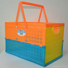 plastic collapsiable basket size 28cm made in china