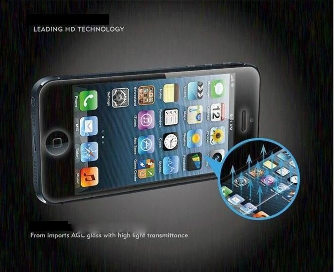 Shock proof Tempered Glass Screen Protector for Iphone 0.33mm 8-9H 2