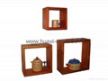 Cube Shelves, Wooden Shelf, Wall