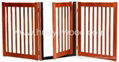 Walk Through Wooden Dog Gates