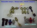 PTFE SS brake hose kit for motorcycles 4