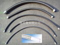 PTFE (Teflon) + stainless steel-braided 2