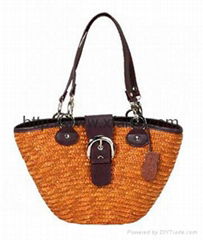 wheat straw handbag