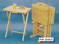 BBQ (TV) Folding Tray Table Set