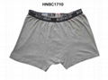 Mens rib boxer shorts