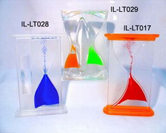 Liquid sand timer