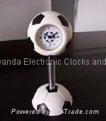 football spunge alarm clock WD201A