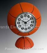 basketball alarm table clock WD202