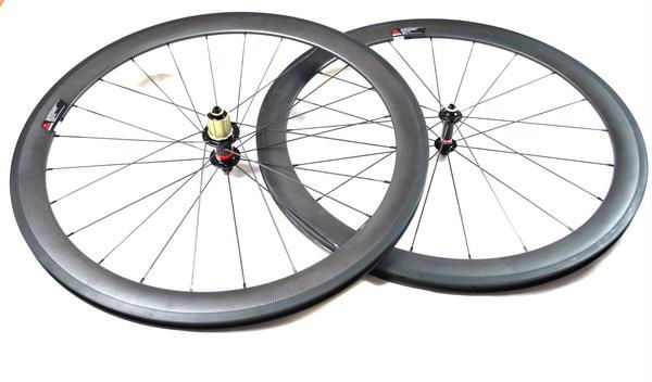 Carbon wheelset 50mm clincher