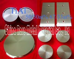 Titanium Aluminum (TiAl) Alloy Sputtering Targets