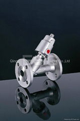 Pneumatic Angle Seat Valve(Flange end)