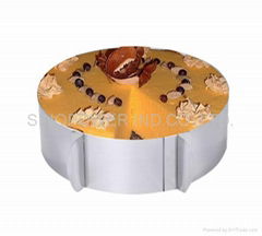 S/S Round Extendable Cake Ring