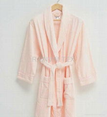 100% cotton bathrobe