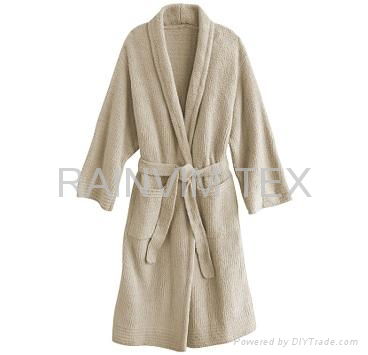 100% cotton bath robe velour 2