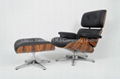 Eames lounge chair with ottoman