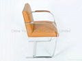 Knoll Brno flat dining chair with arm