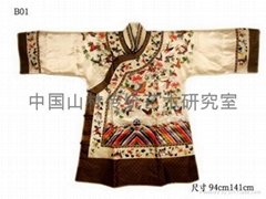 Antique embroidery clothing