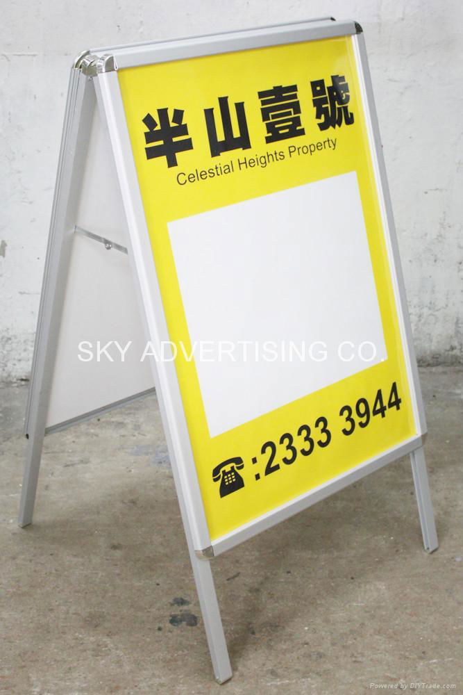 Double Sided Poster Sign Holders 2