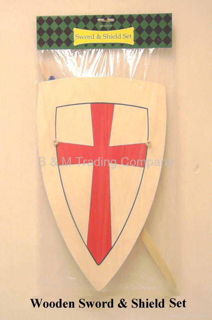 Wooden Sword & Shield Set 2