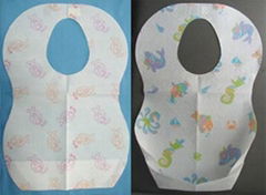 Disposable baby bibs