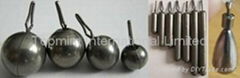 drop shot tungsten fishing weight/sinker