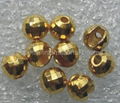 Disco tungsten bead with slotted hole