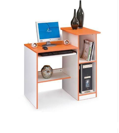 China furniture/computer desk/table in white and orange 2