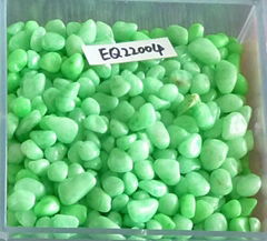 Fluorescent light green stone