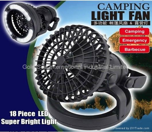 Deluxe Camping Combo LED Lantern & Fan 2