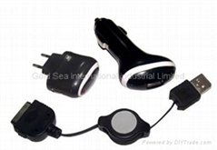 usb charger set/car charger./wall charger for Iphone