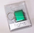 Mini Dynamo Keychain Light / Novelty LED flashlight (XY-888) 2