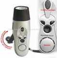 Dynamo Flashlight with FM Scan Radio Function 1