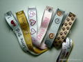 Grosgrain Ribbon with Screen Print