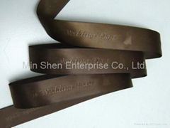 Satin Ribbon with Debossed Print