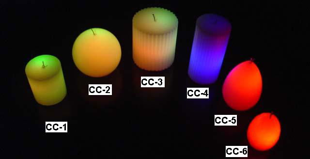 LED CANDLE - with inside light sensor