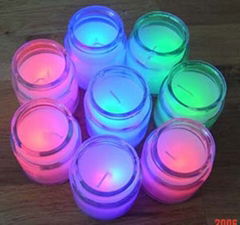 LED CANDLE - with inside light sensor