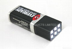 BLOCKLITE I 9V LED flashlight