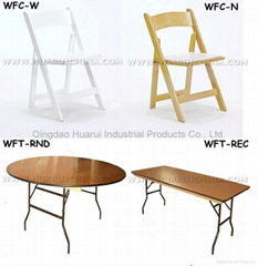 wood folding chair