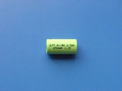 2/3AA 650mAh 1.2v Ni-MH