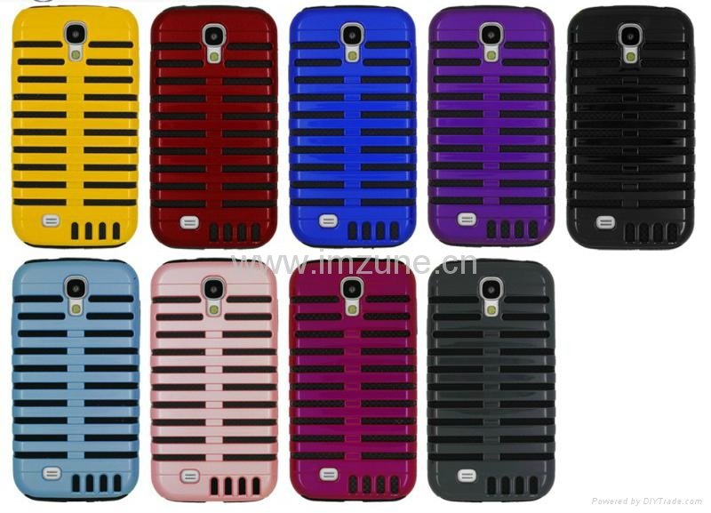samsung galaxy s4 i9500 3in1 hybrid microphone case combo cover shell