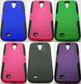 samsung galaxy s4 Perforated Mesh Hybrid Hard Silicone Case Cover 1