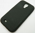 samsung galaxy s4 Perforated Mesh Hybrid Hard Silicone Case Cover 2