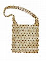 wooden beads bag