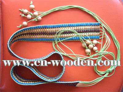 belt,wooden beads belt,waistband 3