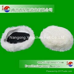 wool polishing pad