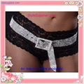 rhinestone wide belt 