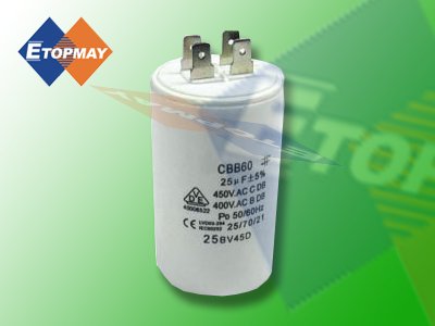 Metallized Polypropylene Film Capacitor For AC (CBB60)